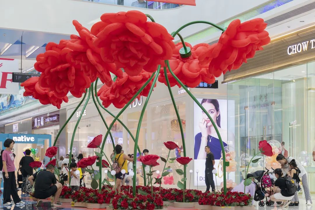 前方高糖!30+购物中心诠释“七夕营销”的多种表达方式