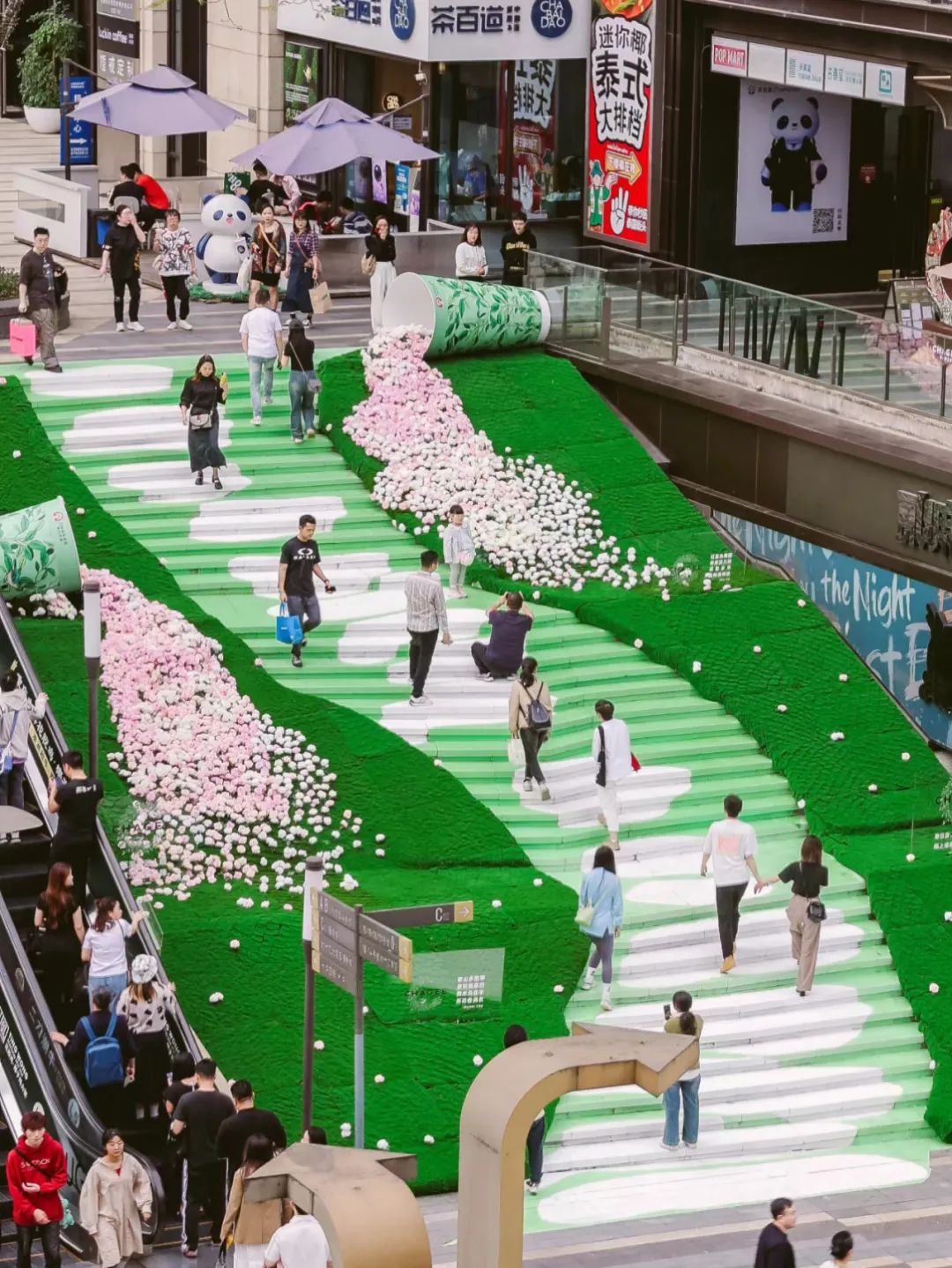 无锡恒隆广场又和扶梯“杠”上了