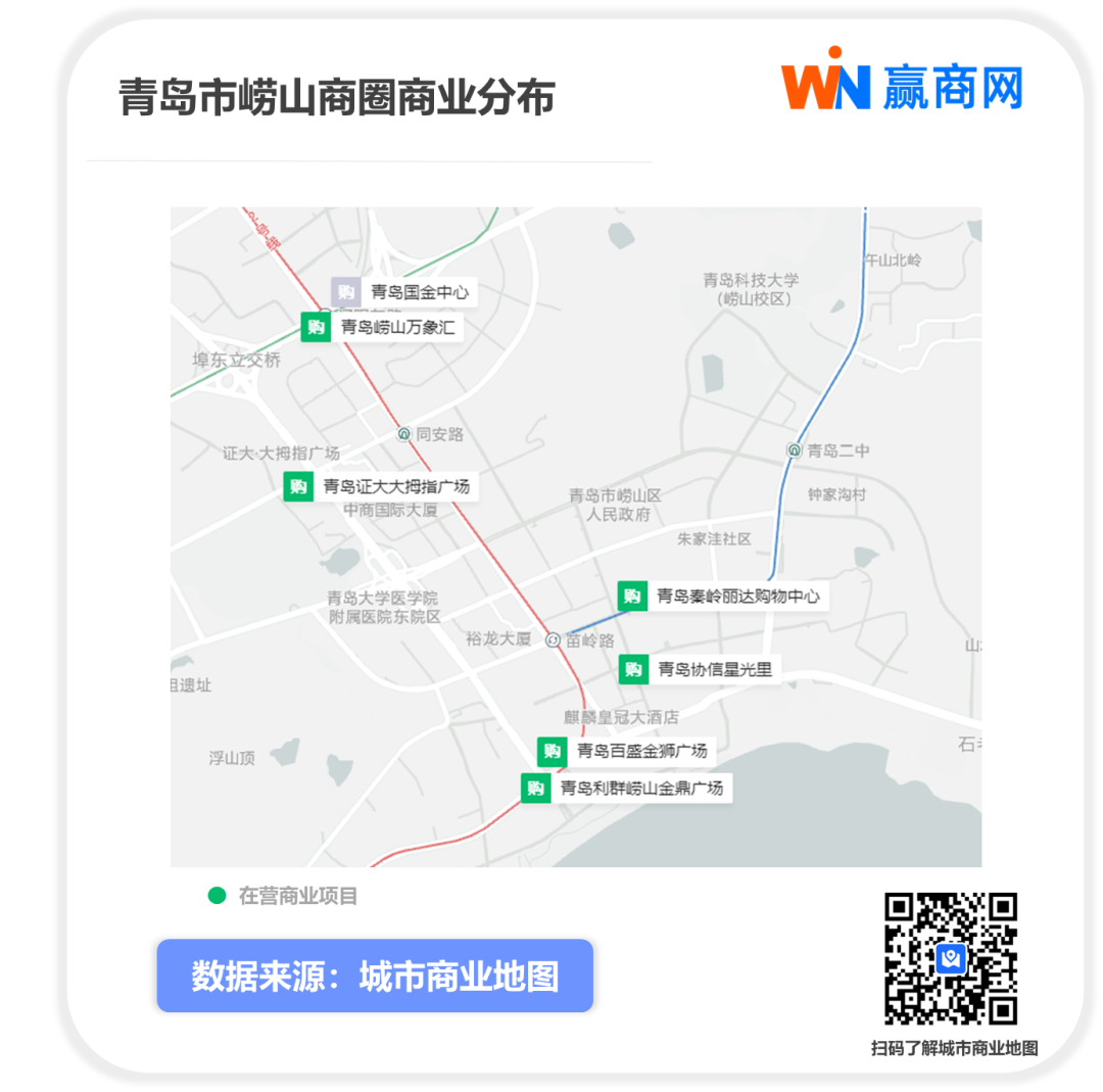 青岛崂山商圈5大商业项目现状：冰火两重天！